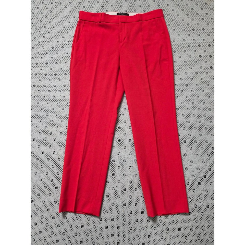 Banana Republic Avery Red/Orange Blend Straight Leg Ankle Pant Size  6